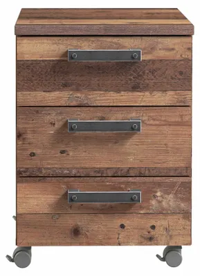 Produktbild von Rollcontainer CLIF von Forte Old-Wood Vintage / Beton