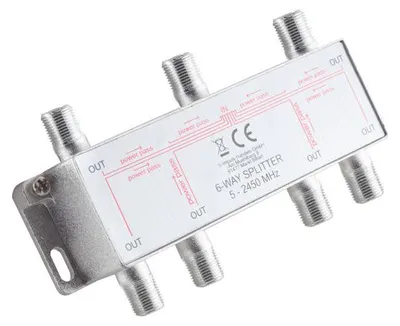 Produktbild von F-Serie; Stammverteiler; 6-fach; 5-2400 MHz DC