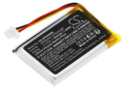 Produktbild von TECHTEK Akku Kompatibel mit [Opticon] OPN-4000i, OPN-4000n Ersetzt ET622538P, für SP622540
