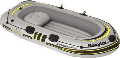 Produktbild von Sevylor Super Caravelle XR 86 GTX Schlauchboot, aufblasbares Boot, Ruderboots, Faltboot für 3 Personen, Schlauchboot für Familien, 267 x 127 cm
