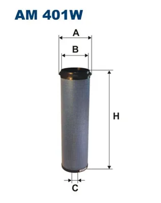 Obrázok produktu pre Vzduchový filter FILTRON AM 401W