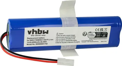 Produktbild von vhbw Akku kompatibel mit 360 S8+, S8 Plus, QH100005, Botslab S8 Plus Saugroboter (4000 mAh, 14,8 V, Li-Ion)
