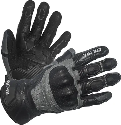 Immagine prodotto di Guanti da moto traforati Büse Miles, nero/grigio, 8