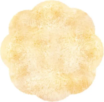 Produktbild von Heitmann Felle Fellteppich Beige, rund Durchmesser ca. 140 cm 143
