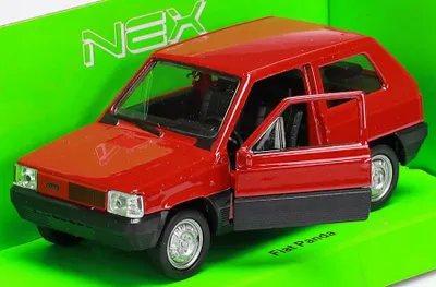 Produktbild von Welly Fiat Panda Personenauto Metall Sammlerstück Rot