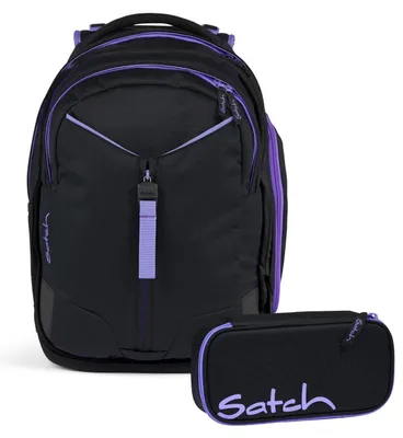 Produktbild von Satch Match Purple Phantom Schulrucksack Set 2tlg.