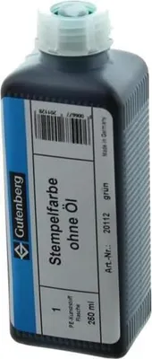 Produktbild von Stempelfarbe ohne Öl 250ml grün