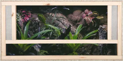 Produktbild von Repiterra® Terrarium Frontbelüftung Holzterrarium OSB Holz Terrarien 100x50x50cm