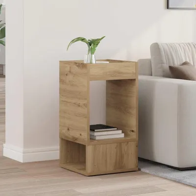 Produktbild von "WINTER SALE"Beistelltisch Wohnzimmer - elegante Design - Sofatisch/Couchtisch - Artisan-Eiche 30x30x56cm Holzwerkstoff - Konsolentische Germany2508565
