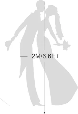 Image de Arche de mariage, très grand format, polyvalente pour les événements, 1 pièce blanche, 2 m / 6,6 ft