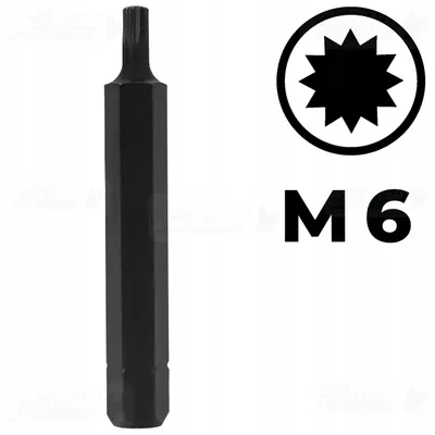 Produktbild von Farys FR0486 Bit-Einsatz SPLINE M6 75mm S2-Stahl