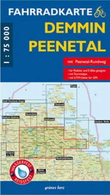 Image de Carte cycliste Demmin, Peenetal