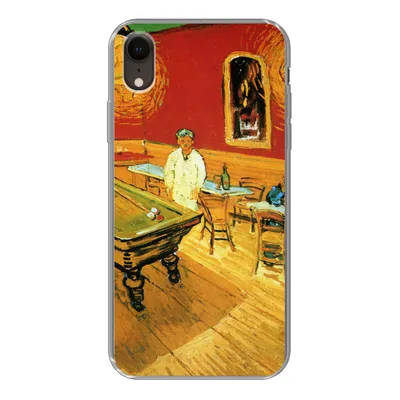 Produktbild von MuchoWow® Handyhülle Schutzhülle Hülle für iPhone XR Das Nachtcafé - Vincent van Gogh Silikon Softcase Handy Hülle - Schutzdeckel