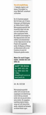Obrázek produktu pro Taxof.Vitamin D3 2500 I.U. 50Tbl.7.
