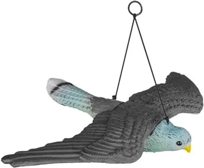 Image de Répulsif à oiseaux pour le jardin - Protection naturelle - 54 x 35 x 8 cm - Gris