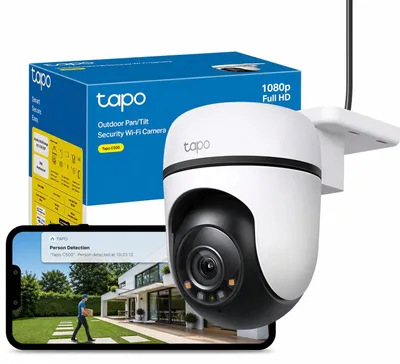 Productafbeelding van Tapo C500 koepelcamera voor buiten, IP-beveiligingscamera, 1920 x 1080 pixels, geschikt voor montage aan het plafond in een kamer
