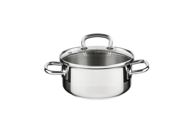 Produktbild von Professioneller Kochtopf mit Deckel, Durchmesser 15 cm, Volumen 1 l