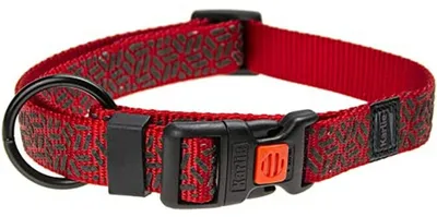 Produktbild von Karlie Art Sportiv Plus Graphic - Hundehalsbänder - L - Nylon - Rot - 45-65x2,5 cm