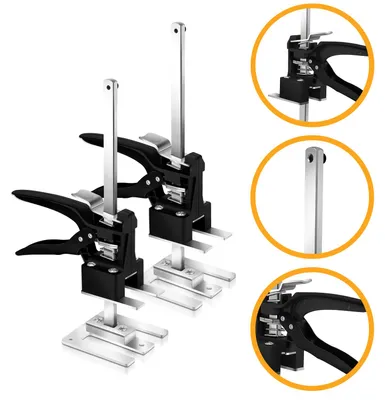 Produktbild von Peviasot Möbelheber 2er Set, Arbeitssparender Hebearm bis 240 kg, Fliesenheber Höhenversteller 0–20 cm, Montagehilfe für Möbel Türen Fenster Fliesen
