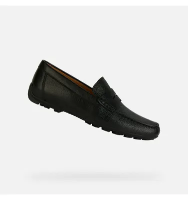 Obrázek produktu pro Pánské černé mokasíny Geox z kolekce Kosmopolis + Grip, velikost 42,5