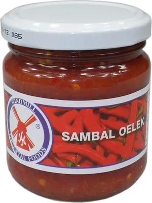 Immagine prodotto di [ 200g ] WINDMILL Sambal Oelek / Pasta di peperoncino / Pasta di peperoncino