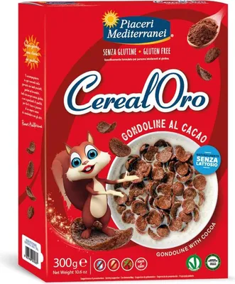 Produktbild von Piaceri Mediterranei Cereal Oro Gondoline Kakao 300g