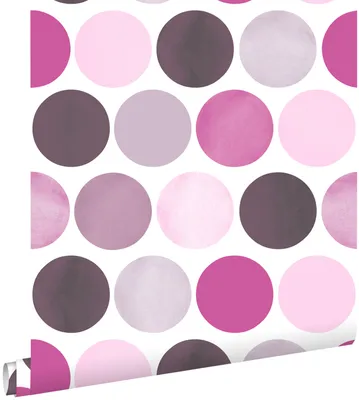 Obrázek produktu pro ESTAhome tapeta velké tečky fialová 53 cm x 10,05 m