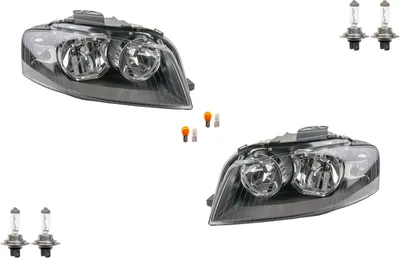 Obrázok produktu pre Johns, vhodné pro Audi A3 sv?tlomety 8P 06/2003 - 07/2008 Set Leuchtmit. Sada le. r.