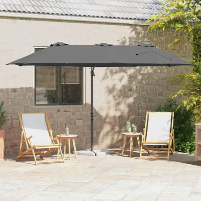 Productafbeelding van Maison Exclusive - Parasol, antraciet, 372 x 198 x 243 cm