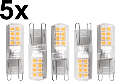 Produktbild von BLULAXA LED-Stiftsockellampe, EEK: E, G9, 2,6W, 320lm, 3000K, 5 Stück