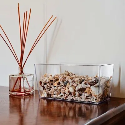 Produktbild von Famanu Blumentopf transparent 30 x 15 x 14 cm - Coimbra