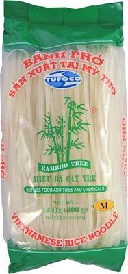 Produktbild von BAMBOO TREE Vietnam Reisnudeln 400g | 3mm Banh Pho | Bandnudeln | Rice Noodles