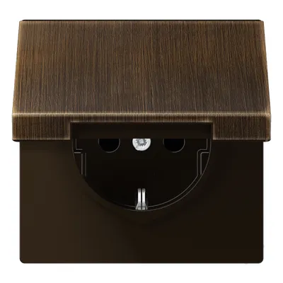 Produktbild von Jung ME1520KLAT SCHUKO Steckdose mit Klappdeckel