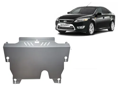Image de Protection sous-voiture en aluminium pour moteur et boîte de vitesses, compatible avec le Ford Mondeo 4, modèle de 2007 à 2015