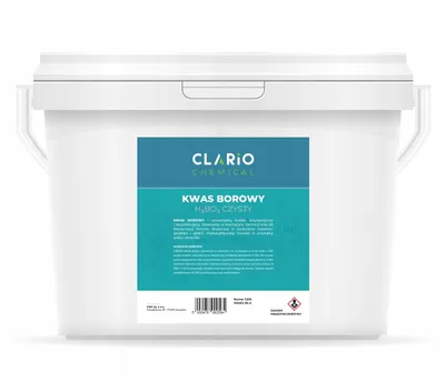 Obrázek produktu pro Clario Chemical Kyselina boritá proti plísním, insekticid na nohy 3kg 3000g