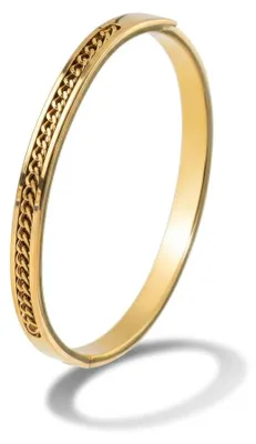 Image de Bracelet pour femme en acier massif plaqué or Zara EWB250399G