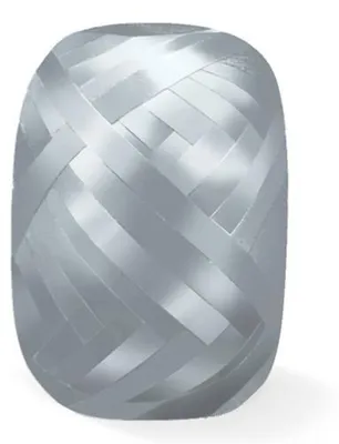 Produktbild von Geschenkband / Ringelband 20 m - silber