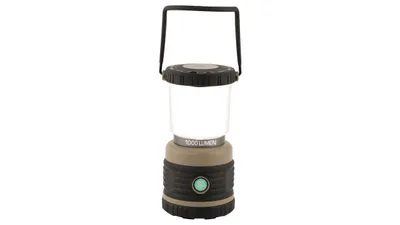 Produktbild von Robens Lighthouse, Batteriebetriebene Campingleuchte, Schwarz, Khaki, Acrylnitril-Butadien-Styrol (ABS), Aufhängerhaken, 1000 lm, LED