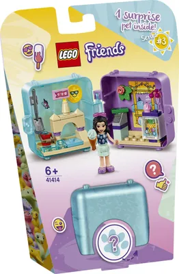 Produktbild von LEGO Friends Emmas Sommer Würfel - Eis Café - 41414, Bausatz, 6 Jahr(e), 51 Stück(e), 95 g