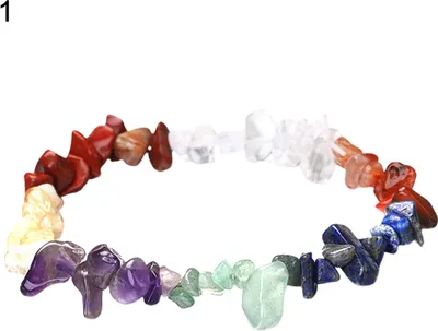 Produktbild von Elastisches Seil, handgefertigtes Steinarmband, leichtes, unregelmäßiges Kunstedelstein-Damenarmband, Handdekoration-1