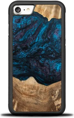 Produktbild von Holzhülle für iPhone SE 2022 / 2020 / 8 / 7, Bewood Unique Planets Neptun