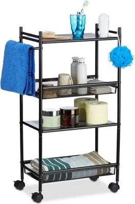 Immagine prodotto di Scaffale mobile stretto con 4 ripiani