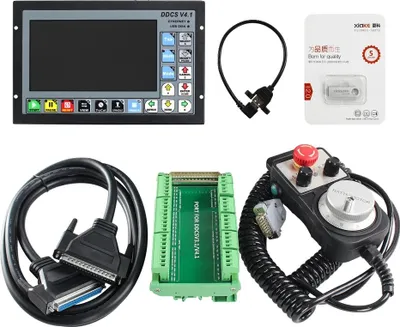 Obrázok produktu pre Riadenie pohybu CNC, prevádzka offline, ručné koliesko e-stop je súčasťou dodávky, 4-osová súprava