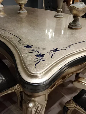 Produktbild von Modernes Esszimmer Möbel n Esstisch + 6x Stühle Tisch Stühle