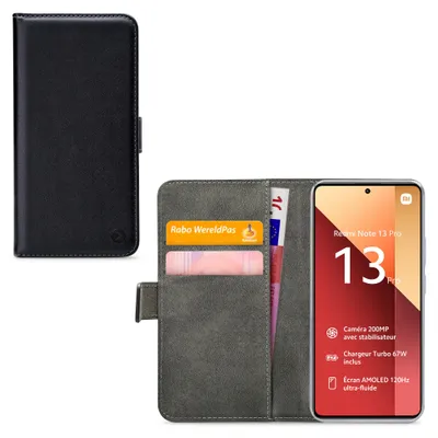 Produktbild von Mobilize Classic Gelly Wallet Handyhülle für POCO M6 Pro Hülle Klapphülle Geldbörse - Schwarz