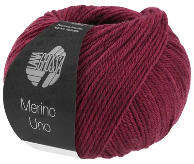 Produktbild von Lana Grossa - Merino Uno 0059 bordeaux