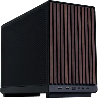 Produktbild von Lian Li A3-mATX, Micro Tower, PC, Schwarz, Holz, micro ATX, Micro-ITX, Stahl, 16,5 cm