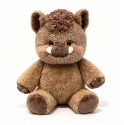 Produktbild von Highland Kuh Kuscheltier 45 cm Weiß Weiches Hochlandkuh Plüschtier