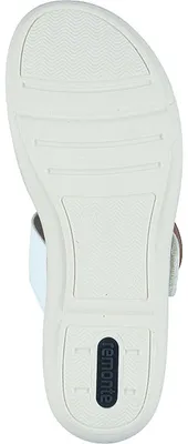 Produktbild von Remonte Damen Pantolette lässig und bequem mit Textil R6858, Größe:39 EU, Farbe:Weiß