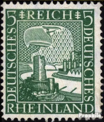 Produktbild von Briefmarken Deutsches Reich 1925 Mi 372 mit Falz Rheinland 1000 Jahre deutsch